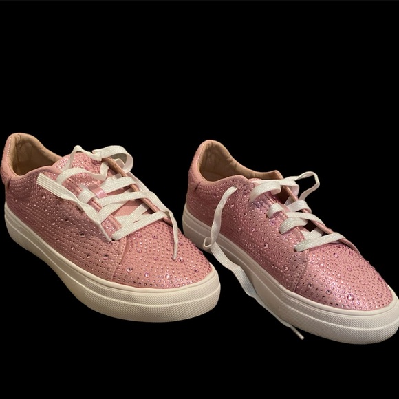 Link Girls Rhinestone Sneakers - Picture 2 of 5